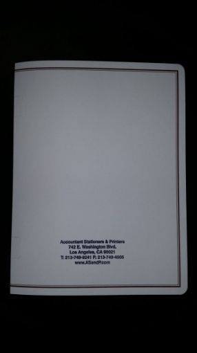 Picture of #RC15-3 PERSONALIZED SIDE BIND REPORT COVERS