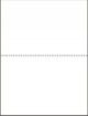 Picture of 5207 | Blank Laser Paper - One Cross Perf for W-2