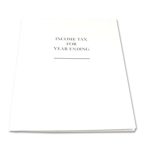 Picture of E-6 SMOOTH FINISH COVER STOCK TAXPAYER PORTFOLIOS / EXTRA CAPACITY - 9 3/4 x 12 3/8
