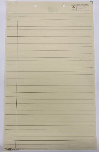 Picture of P500 GREEN-LEGAL-CROSS RULED COLUMNAR PADS
