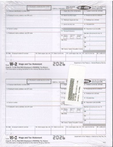 Picture of 5202 | W-2 Employee Copy B