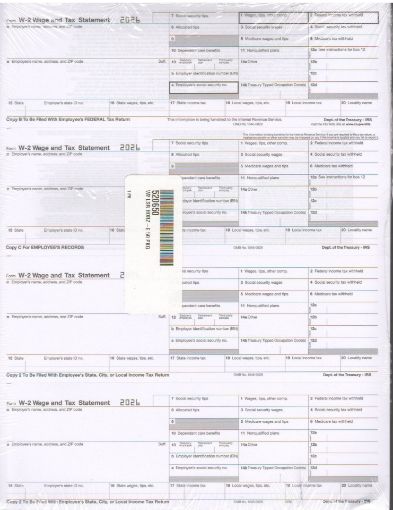 Picture of 5206 | W-2 4-Up Horizontal